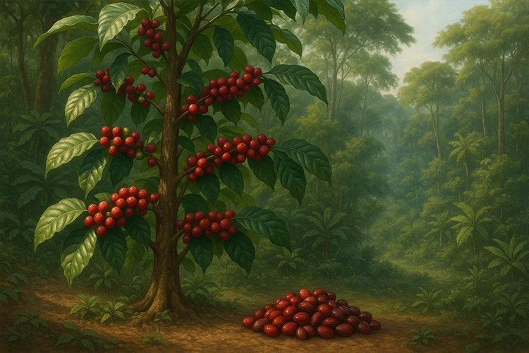 Jenis Biji Kopi Excelsa Afrika Tengah