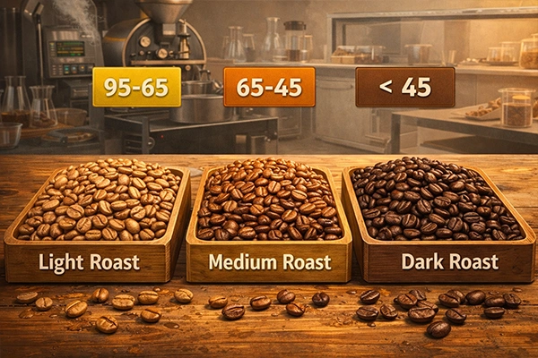 Agtron Scale Biji kopi
