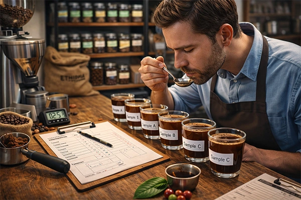 SCA Cupping Score Sheet dalam Penilaian Biji Kopi